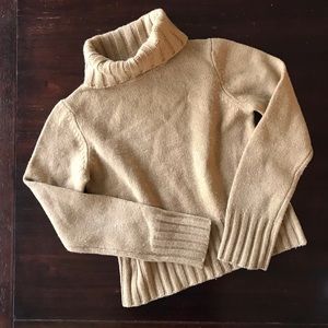 EUC J Crew Chunky Wool Turtleneck - S
